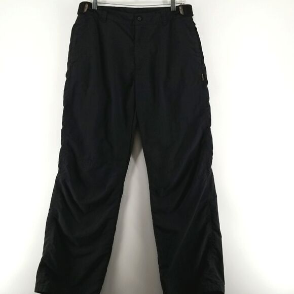 🎁5/$25 Protest Pants Womens Large Black Breathable High Rise Straight Leg - Picture 1 of 13